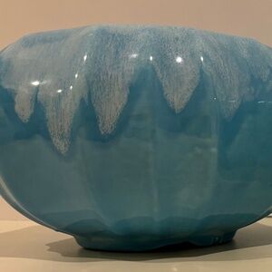 Vtg Calie USA PB2 Planters in Blue Set of 2